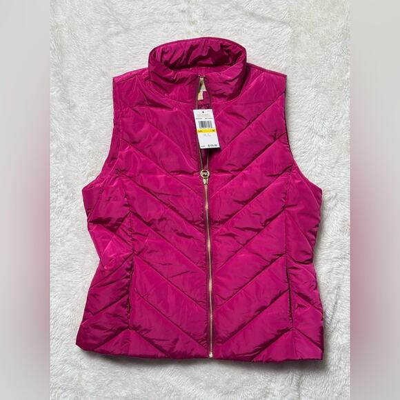 NWT - Michael Kors Bundle  - Vest and Beanie Hat - Various Sizes - Picture 2 of 6